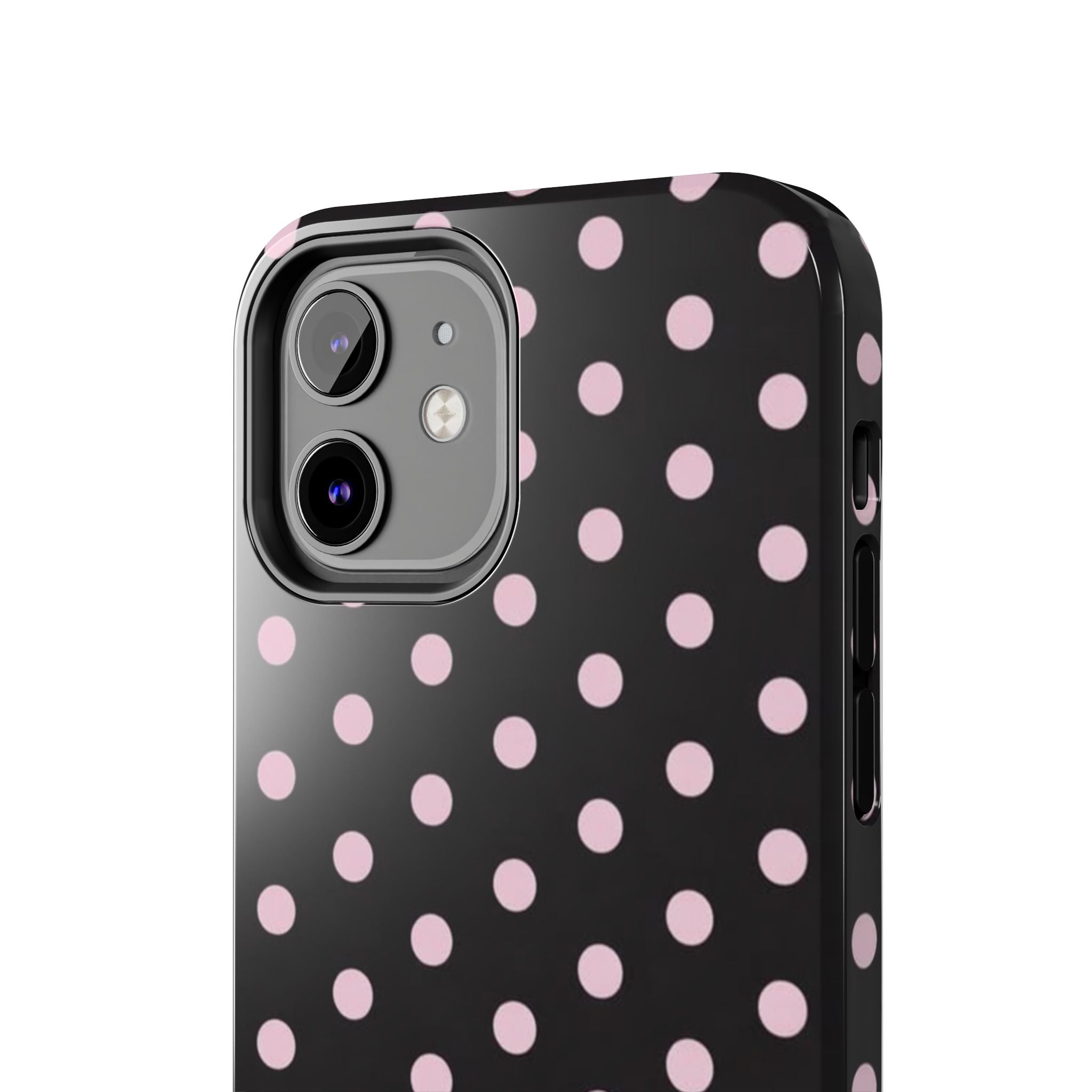 Black and Pink Spots Phone Case