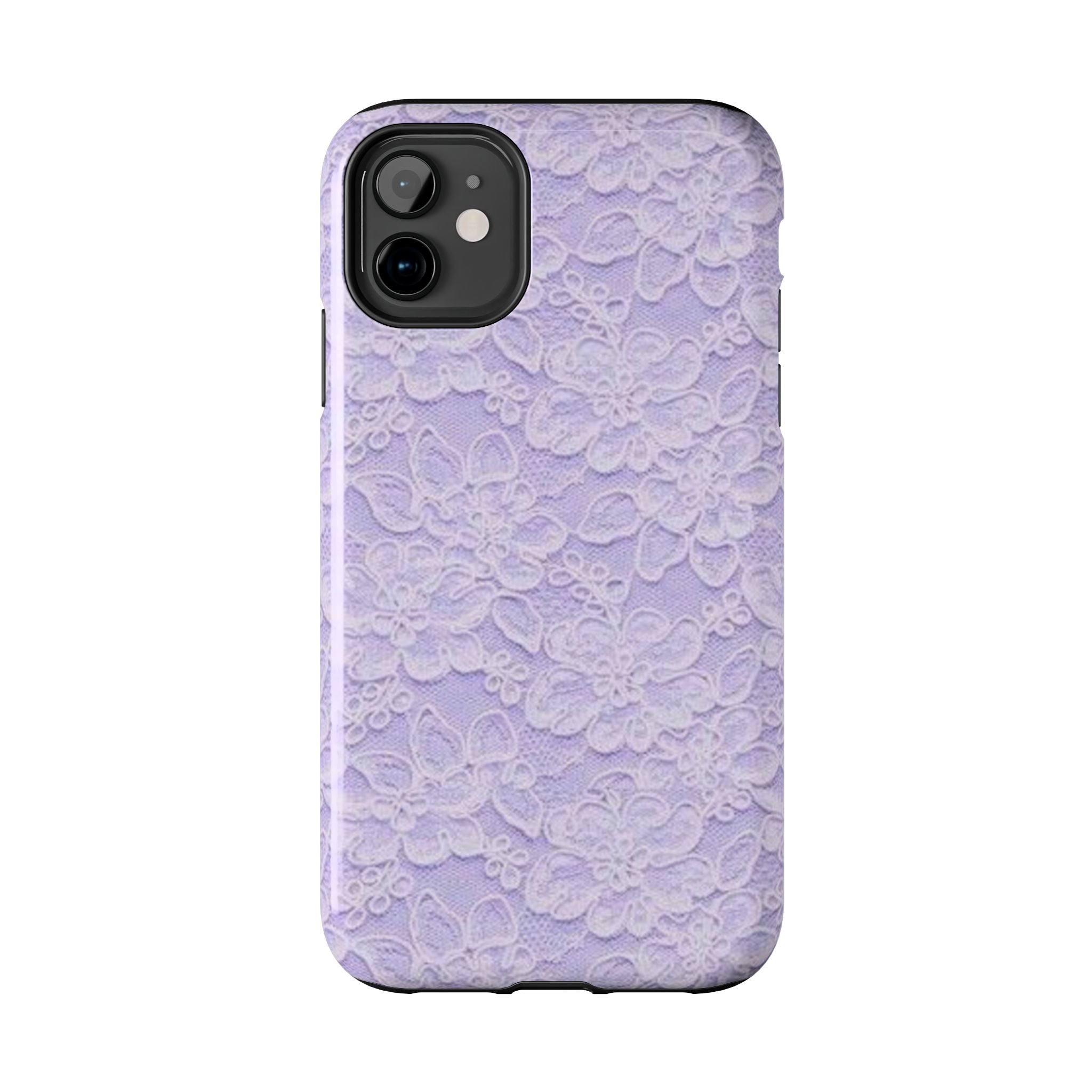 Purple Lace Cute Coquette Phone Case