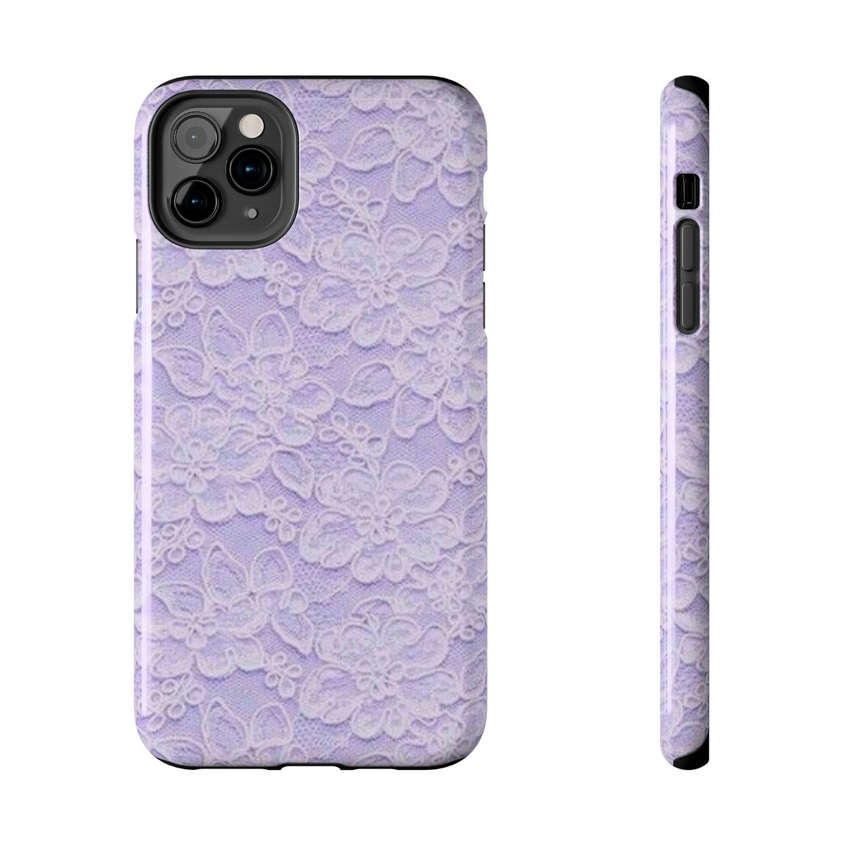 Purple Lace Cute Coquette Phone Case