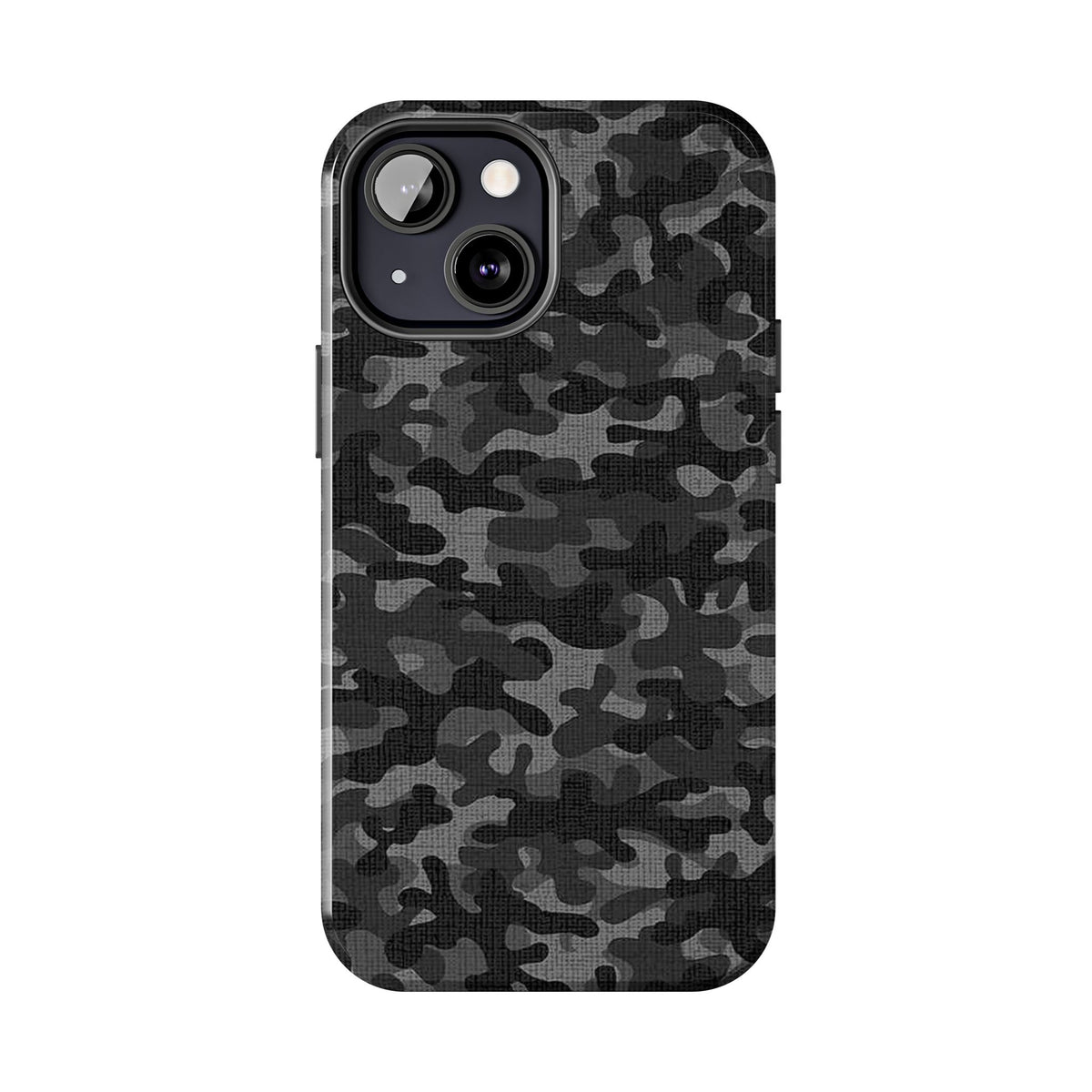 Black Camo Print Phone Case  - Tough Impact-Resistant Cases