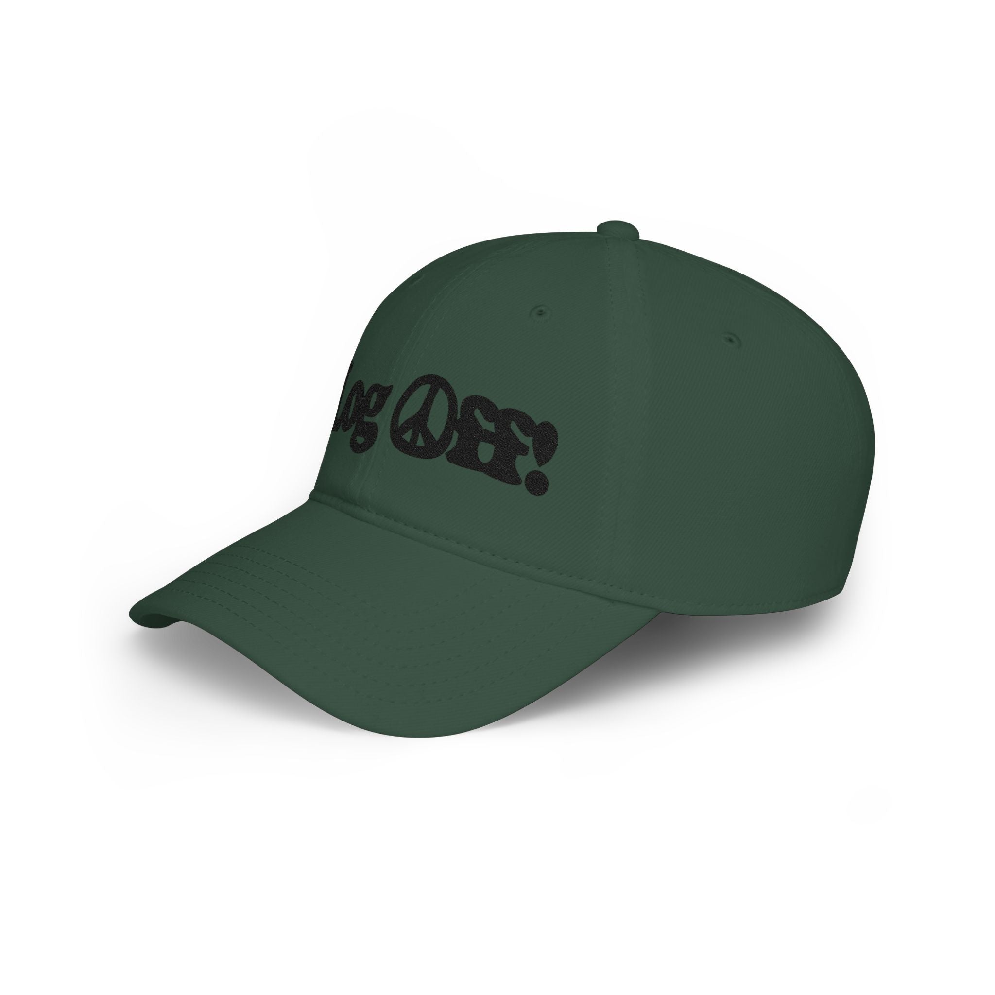 Log Off! Peace Sign Low Profile Baseball Cap