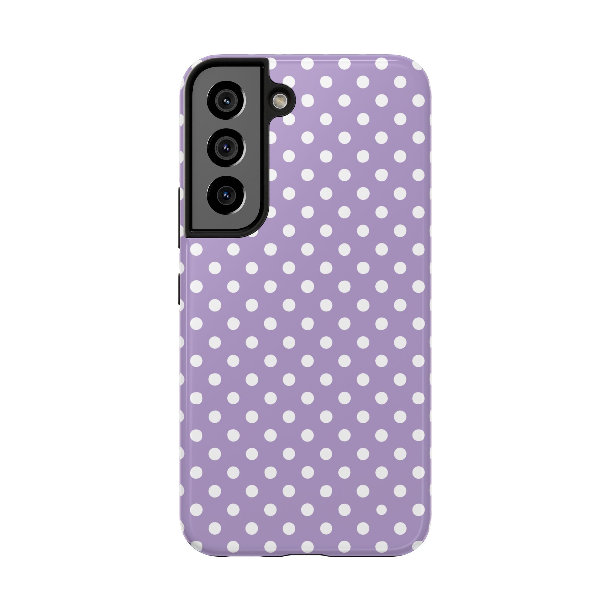 Purple Polka Dot Phone Case  - Tough Impact-Resistant Case
