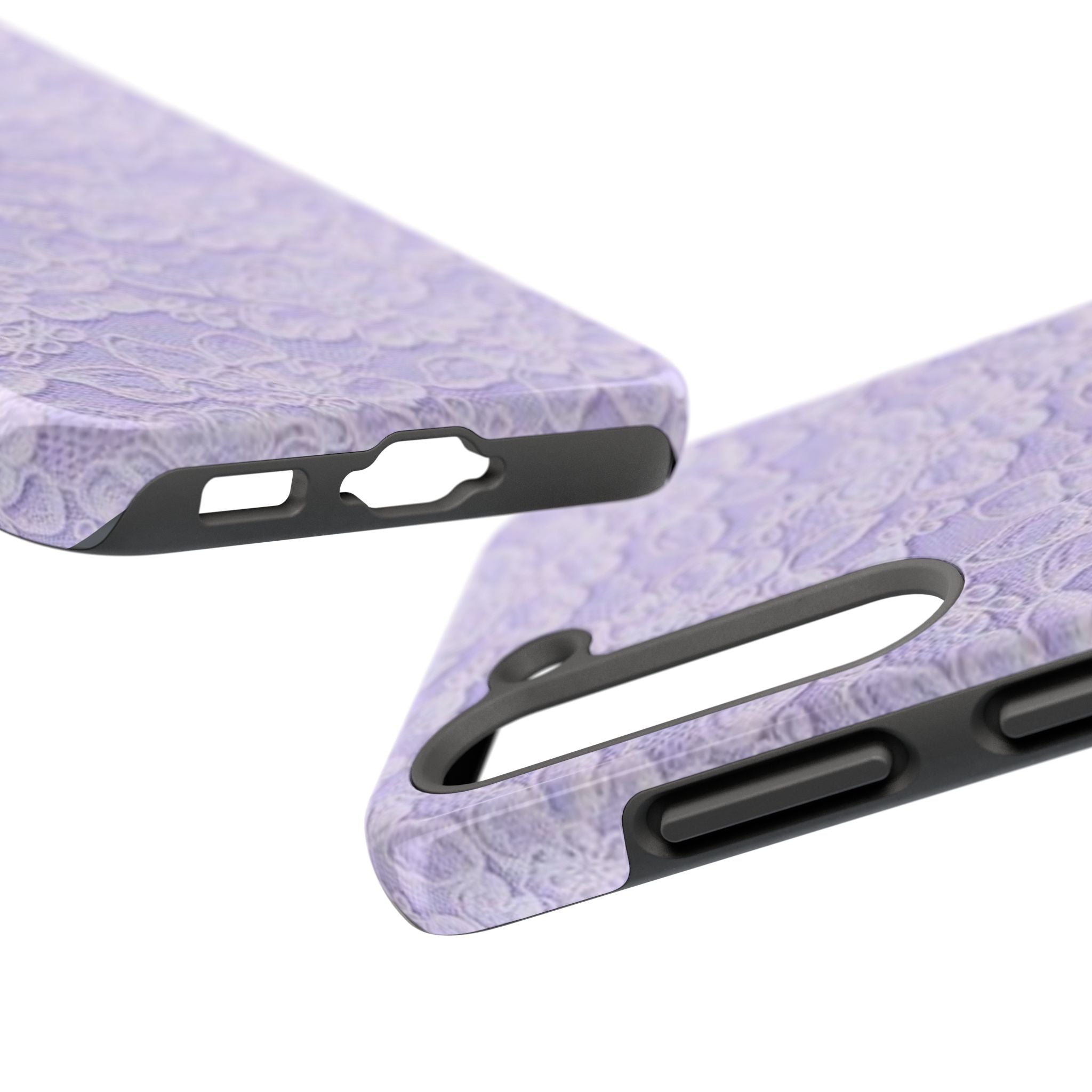 Purple Lace Cute Coquette Phone Case