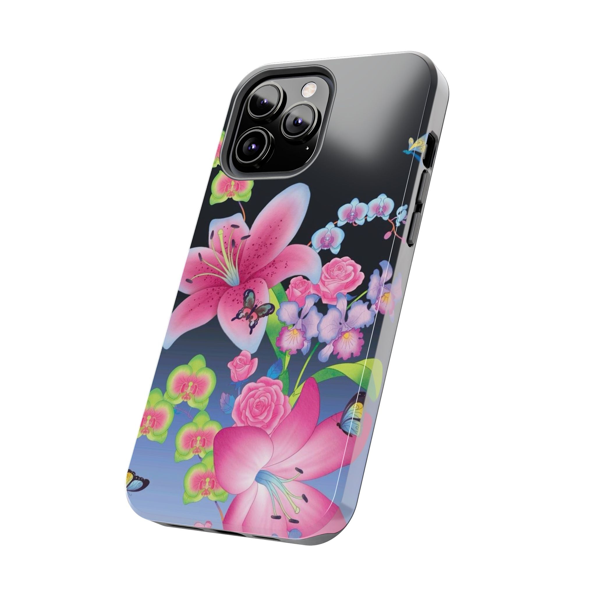 Bright Lily and Orchid  Phone Case