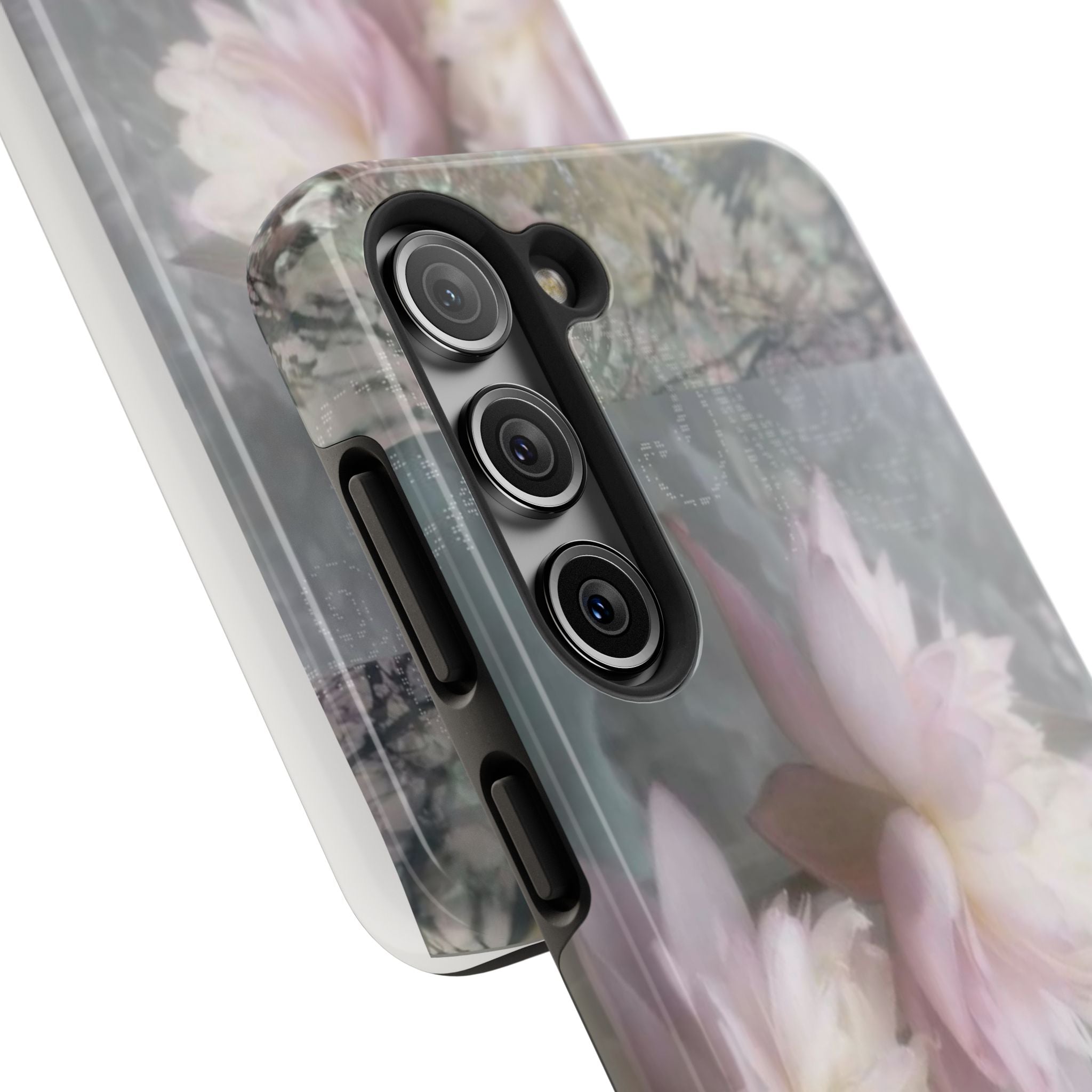 Lotus Flowers Cyber Whimsy Tough Phone Case
