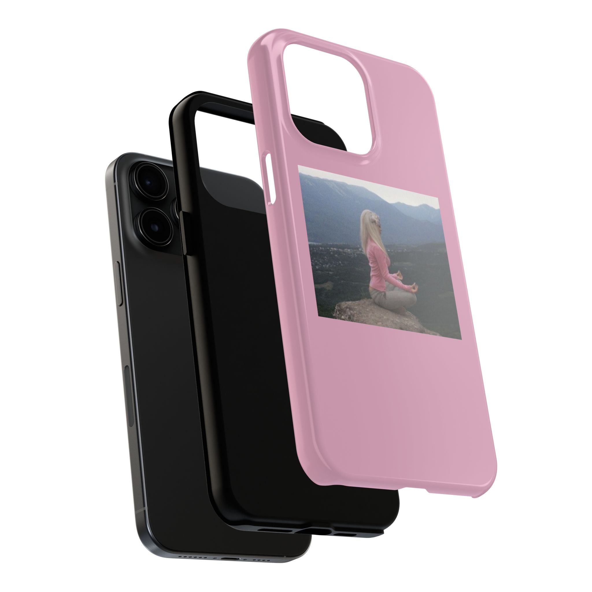 Manifestation Yoga Girl Manifesting Meme Phone Case