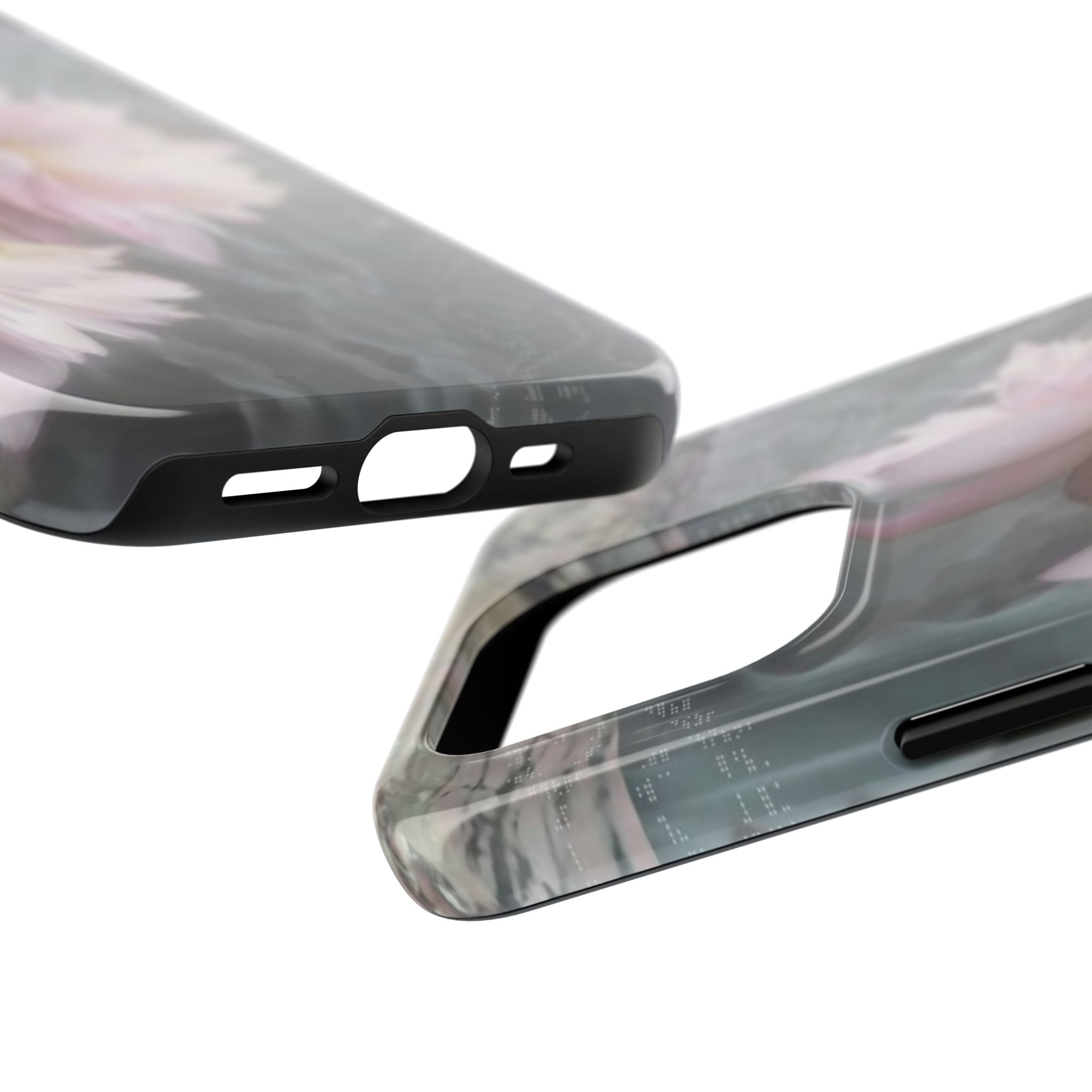 Lotus Flowers Cyber Whimsy Phone Case