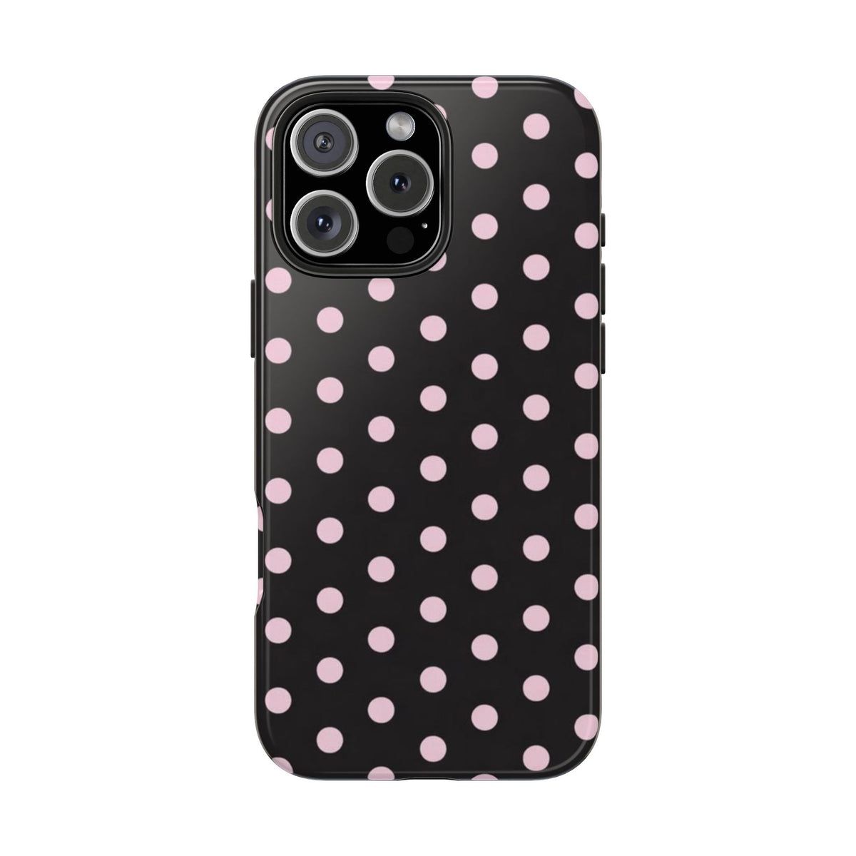 Black and Pink Spots Phone Case