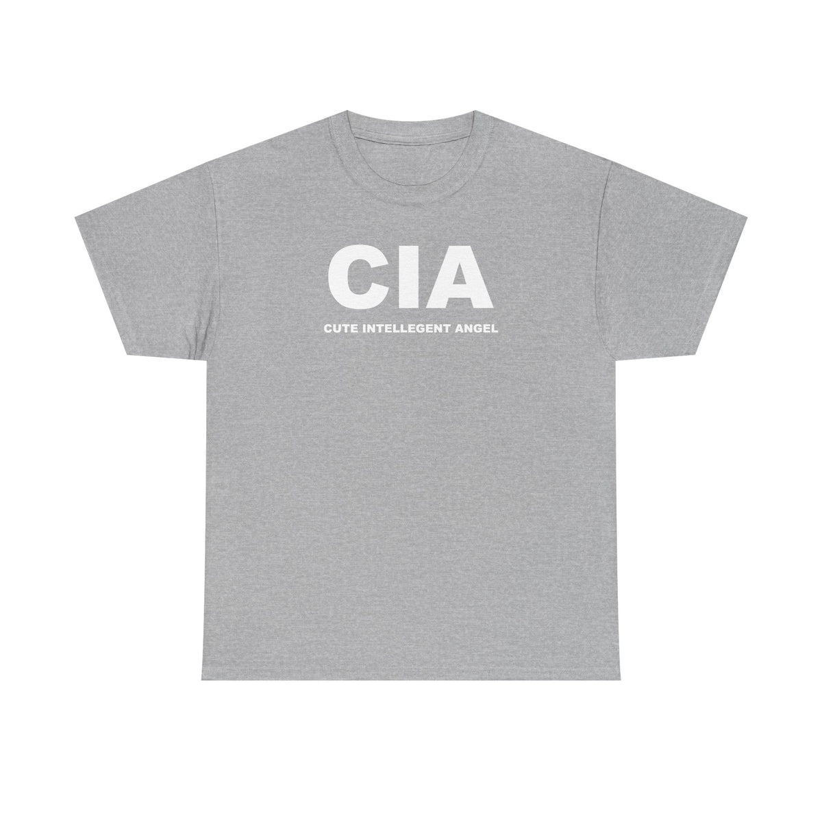 CIA Cute Intelligent Angel 100% Cotton Tee