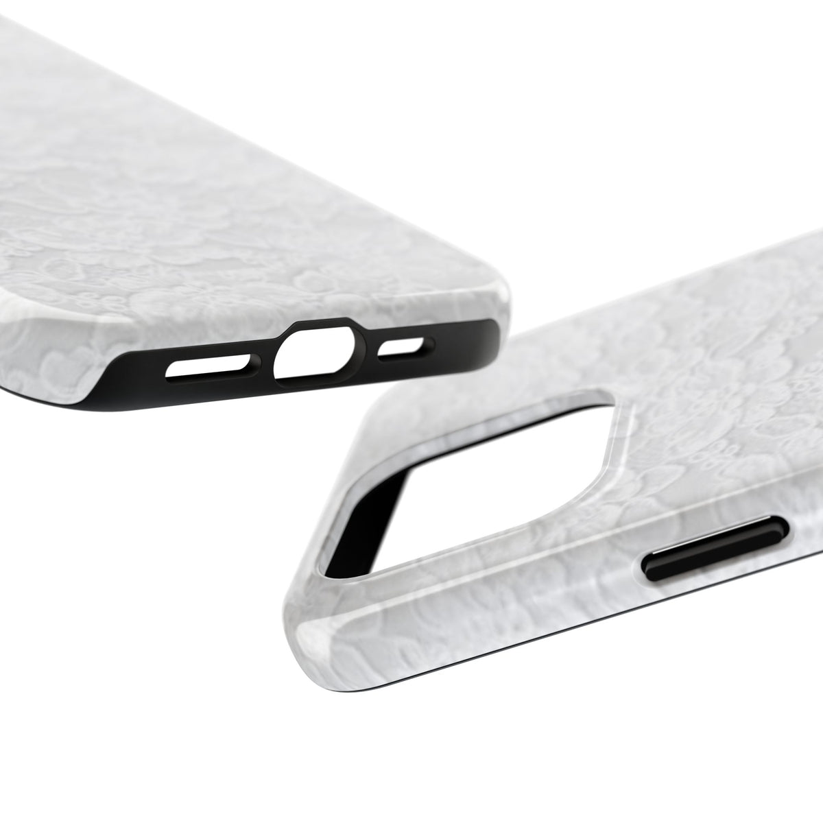 White Lace Coquette Phone Case
