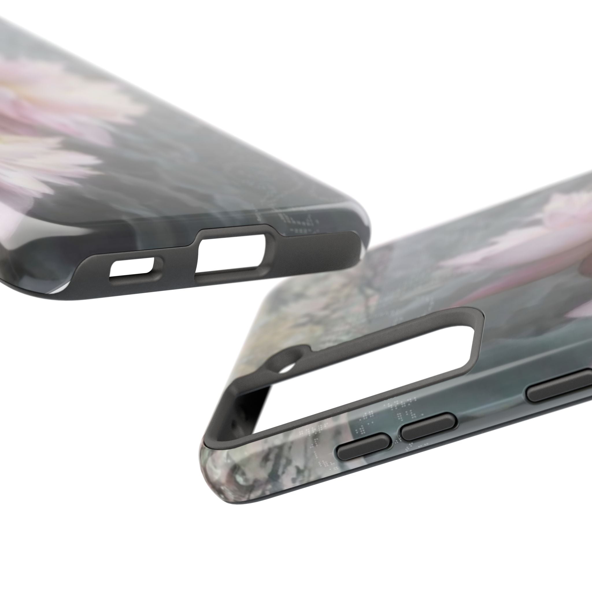 Lotus Flowers Cyber Whimsy Phone Case