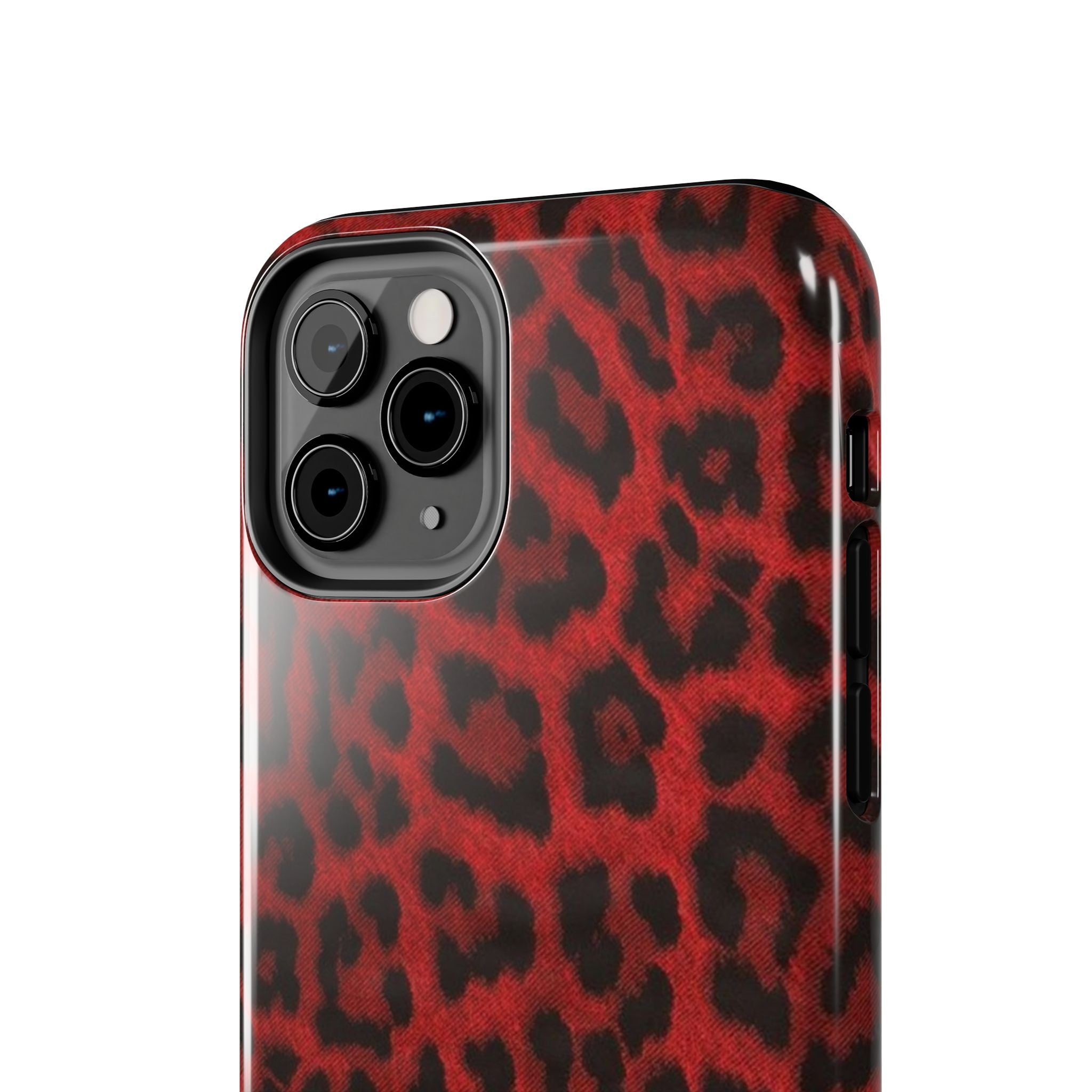 Red Cheetah Leopard Phone Case  - Tough Impact-Resistant Case