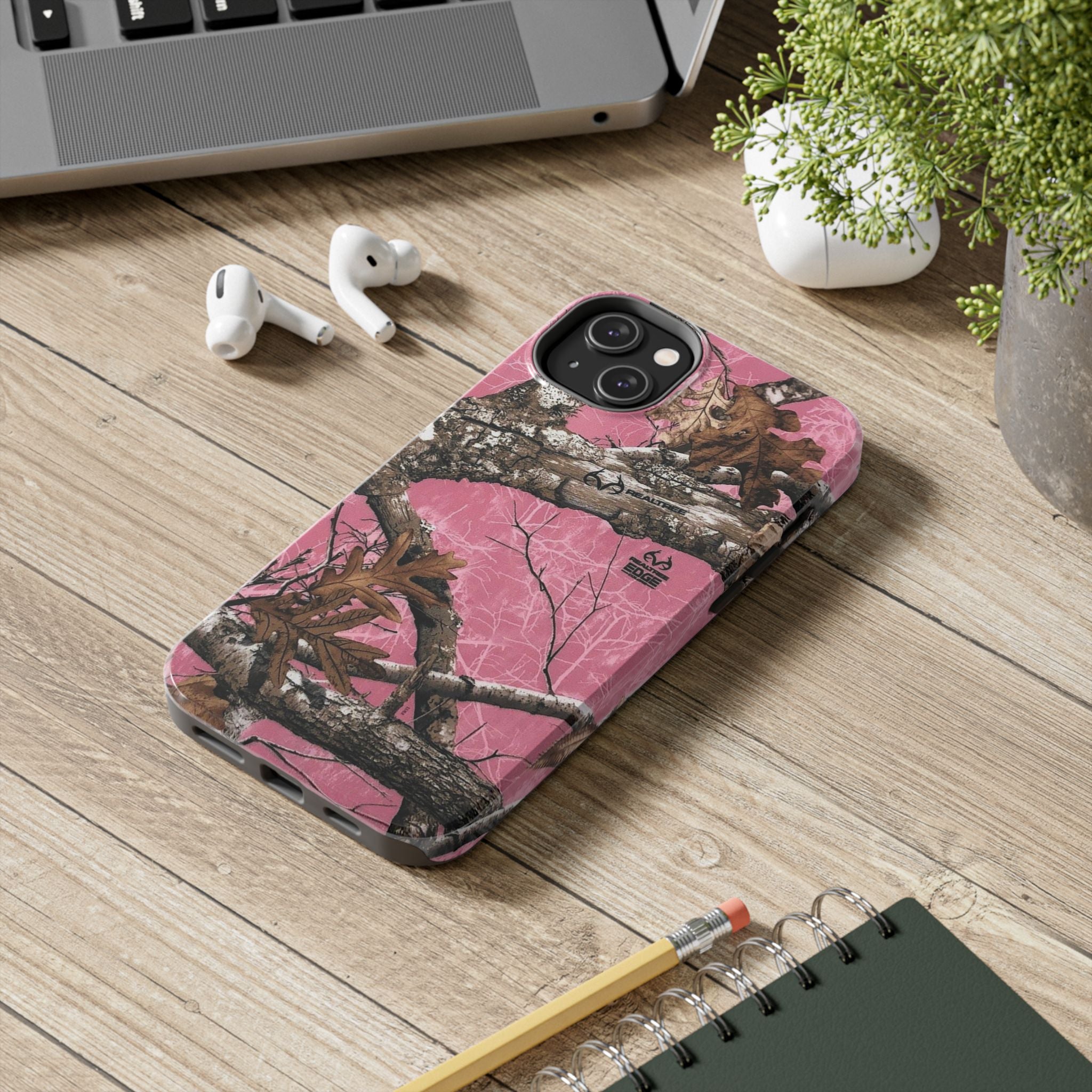 Pink Camo Real Tree Phone Case  - Tough Impact-Resistant Case