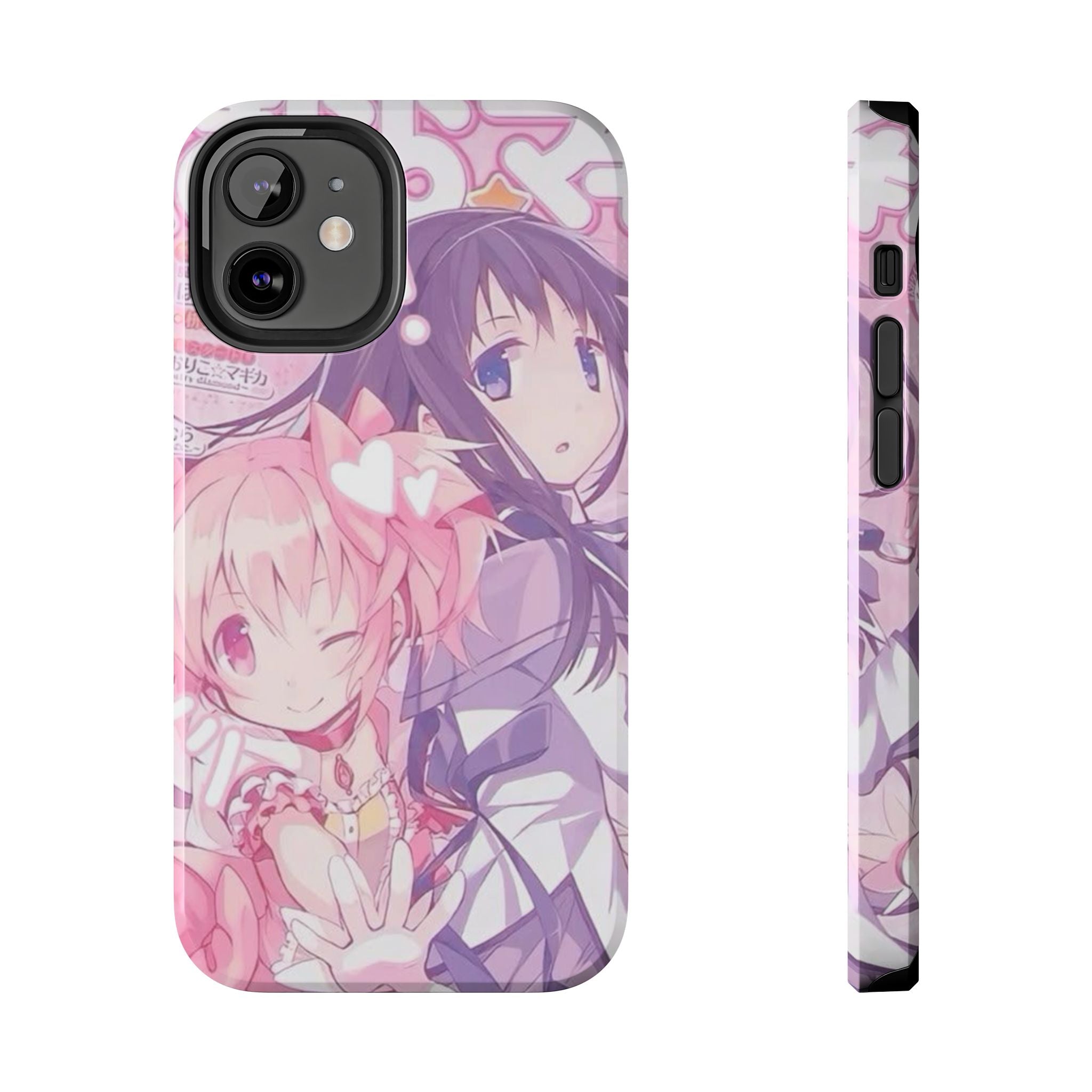 Cute Pink and Purple Anime Phone Case