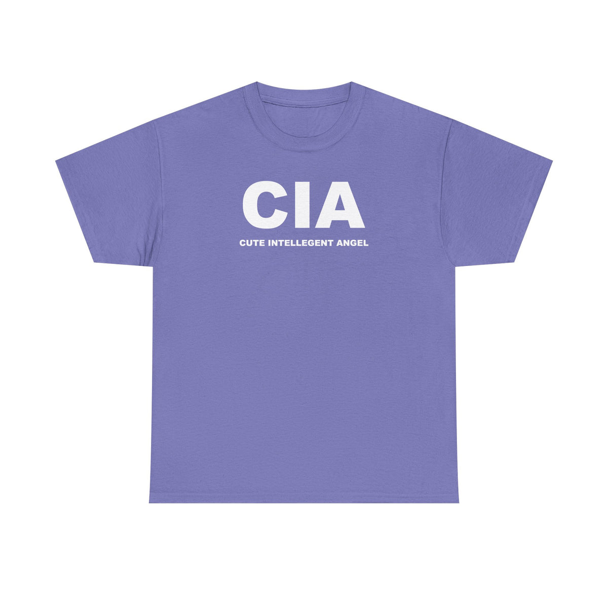 CIA Cute Intelligent Angel 100% Cotton Tee