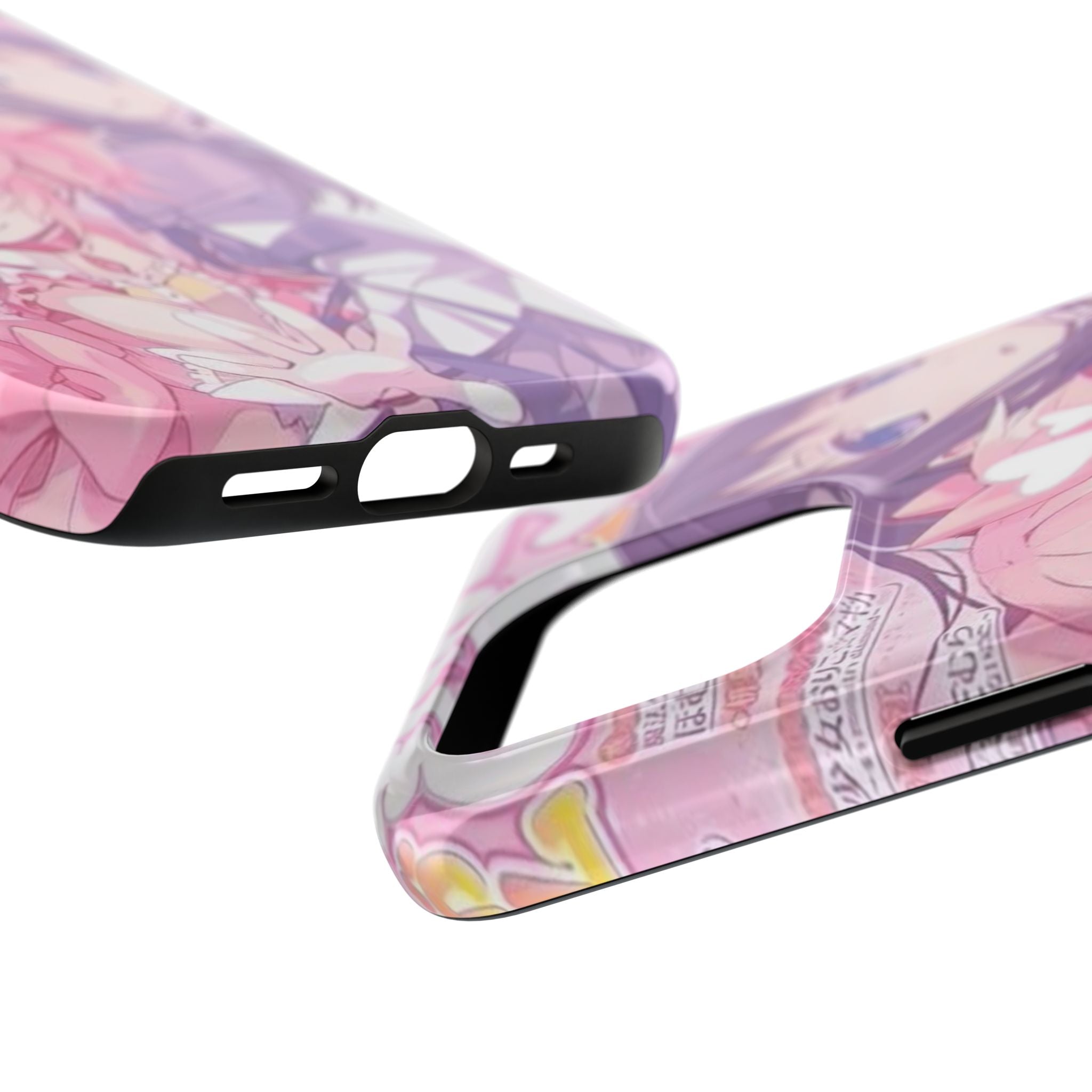 Cute Pink and Purple Anime Phone Case