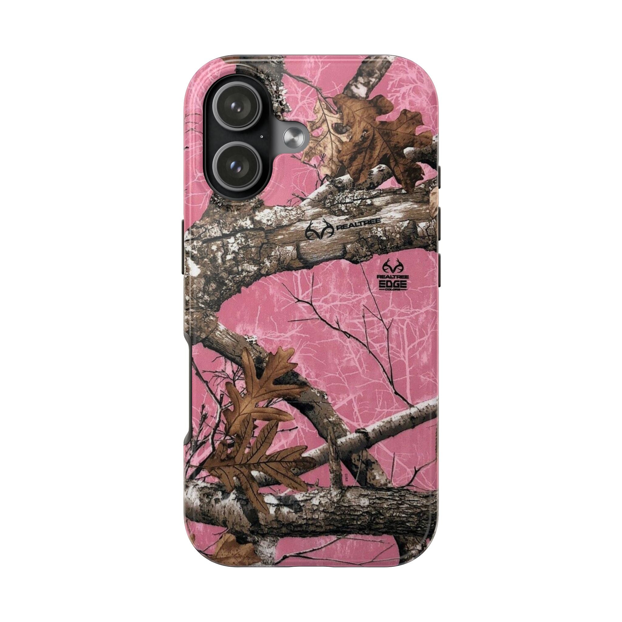 Pink Camo Real Tree Phone Case  - Tough Impact-Resistant Case