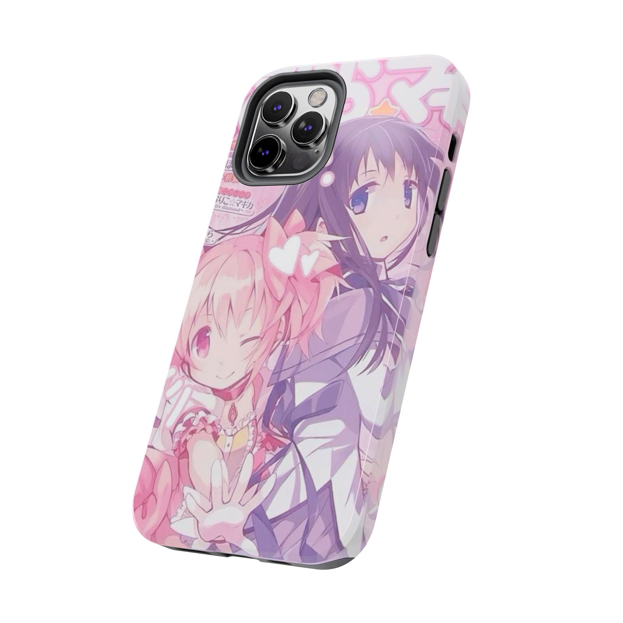 Cute Pink and Purple Anime Phone Case