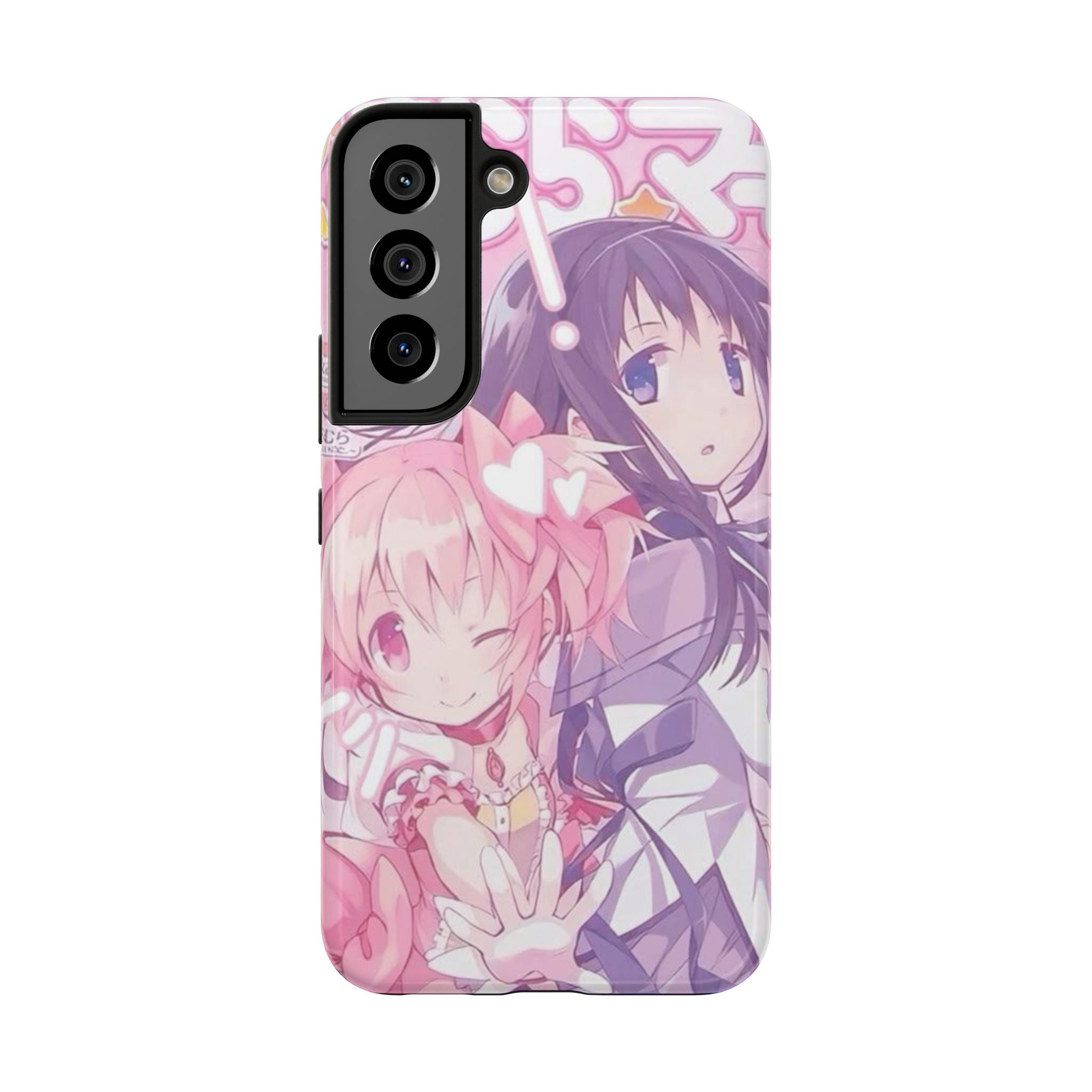 Cute Pink and Purple Anime Phone Case