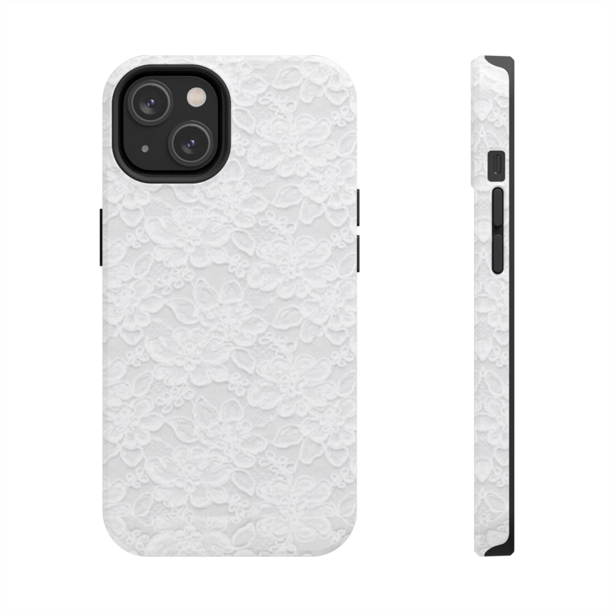 White Lace Coquette Phone Case