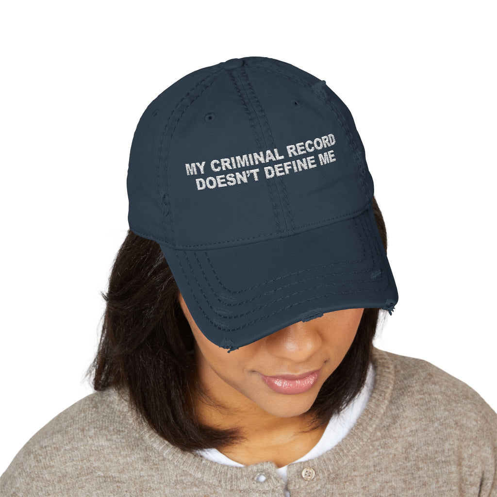 Criminal Record Joke Hat
