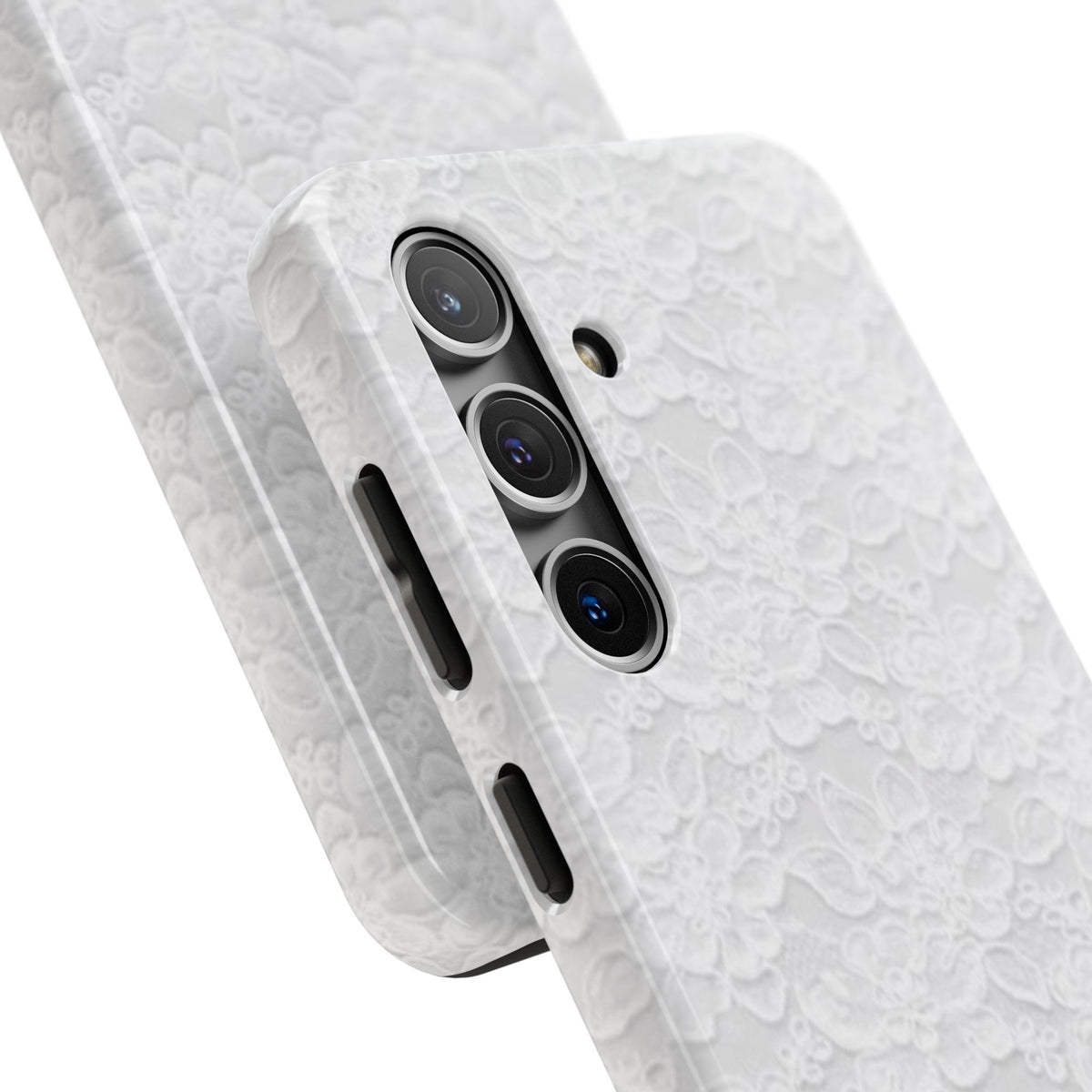 White Lace Coquette Phone Case