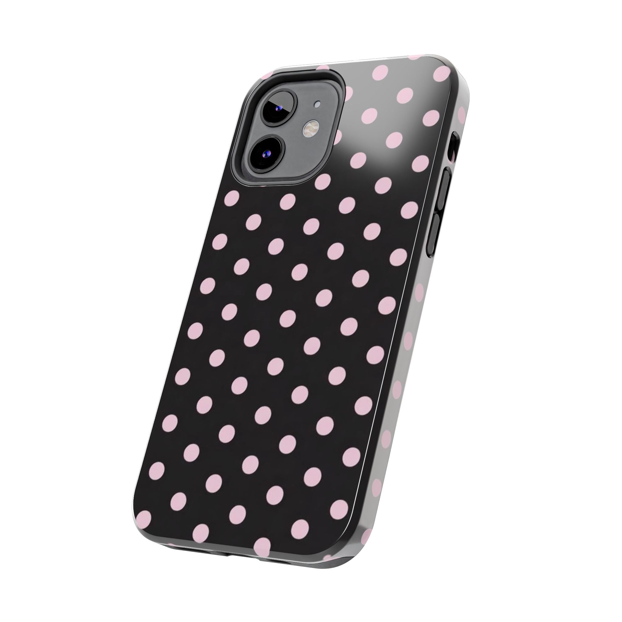 Black and Pink Spots Phone Case