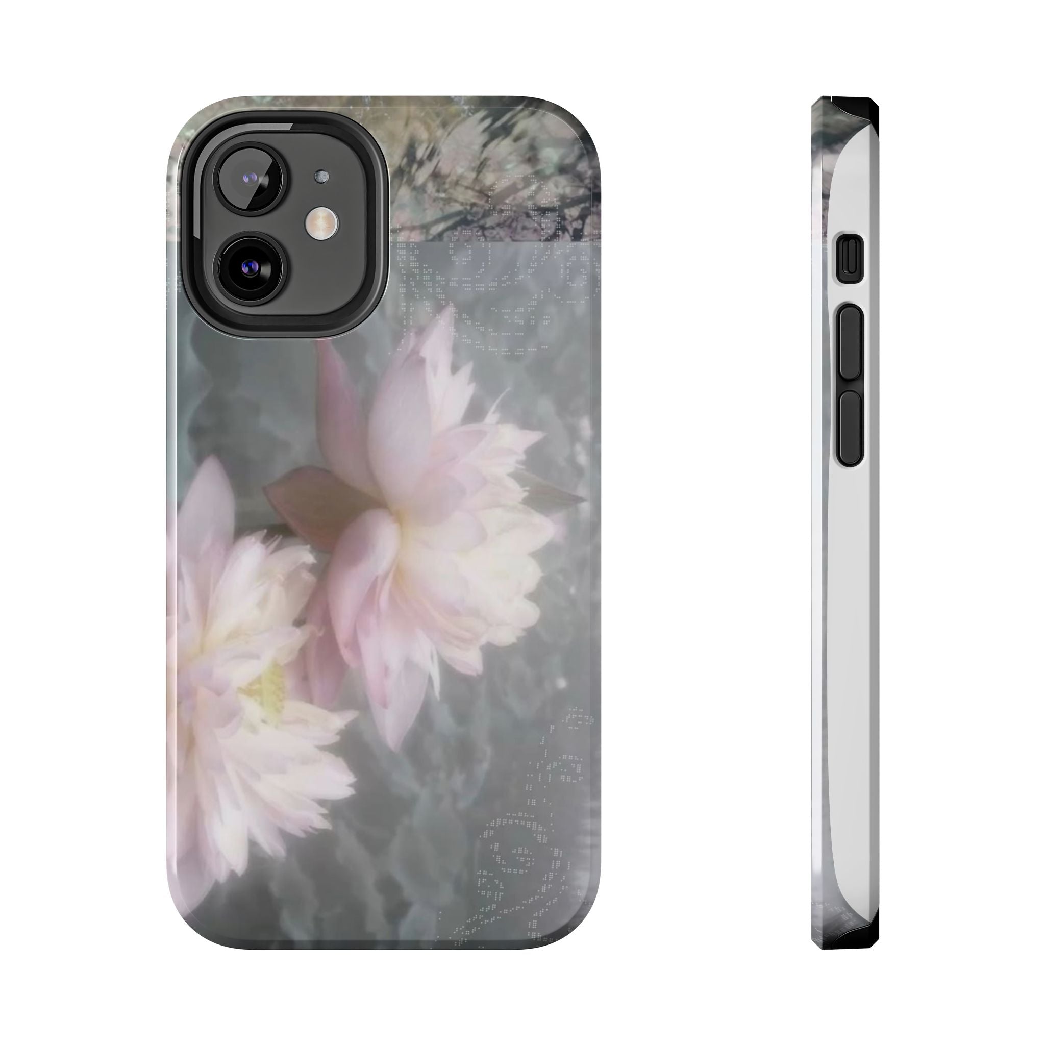 Lotus Flowers Cyber Whimsy Phone Case