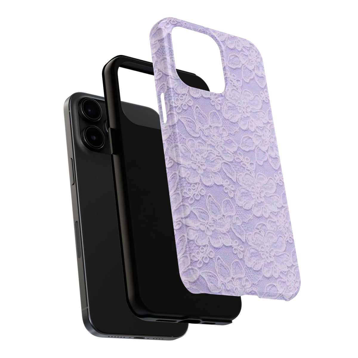 Purple Lace Cute Coquette Phone Case