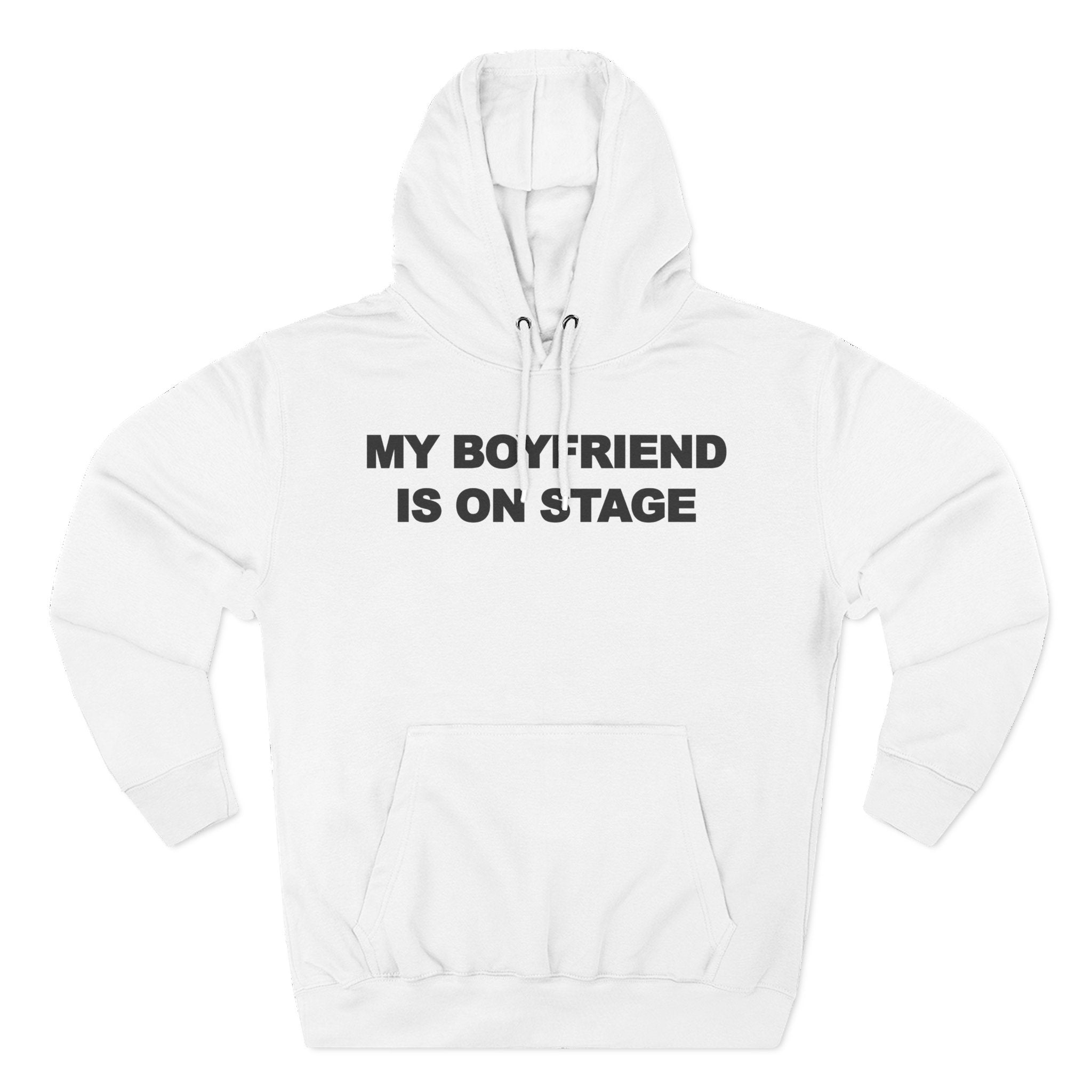 My boyfriend is on stage Fleece Hoodie