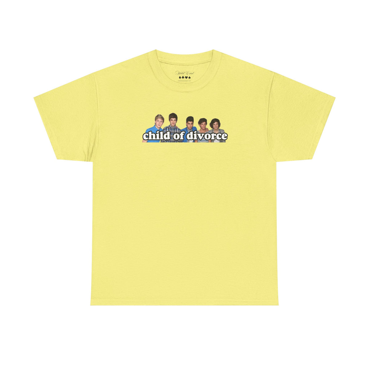 Child of Divorce 1D Fan Merch 100% Cotton T Shirt
