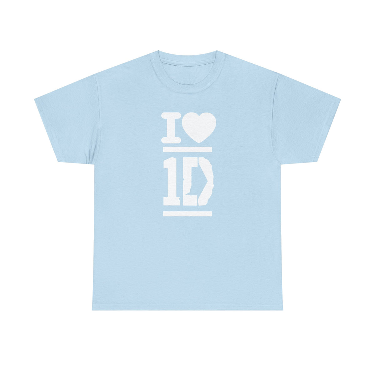 One Direction Shirt I heart 1D Harry Styles Lyric Inspired 100% Cotton Shirt