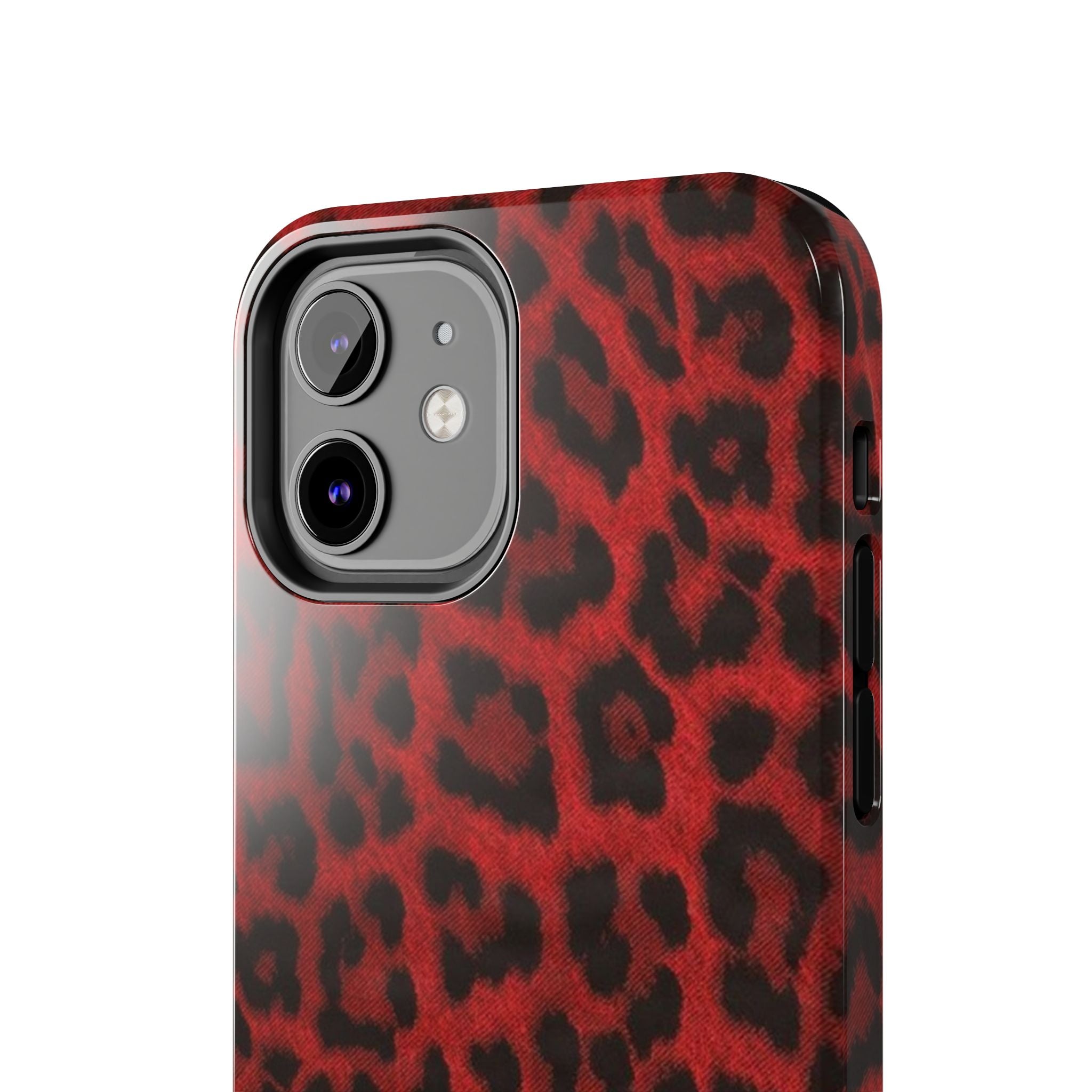 Red Cheetah Leopard Phone Case  - Tough Impact-Resistant Case