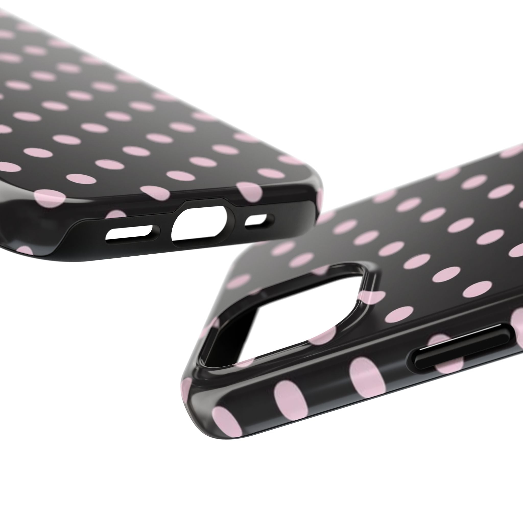 Black and Pink Spots Phone Case