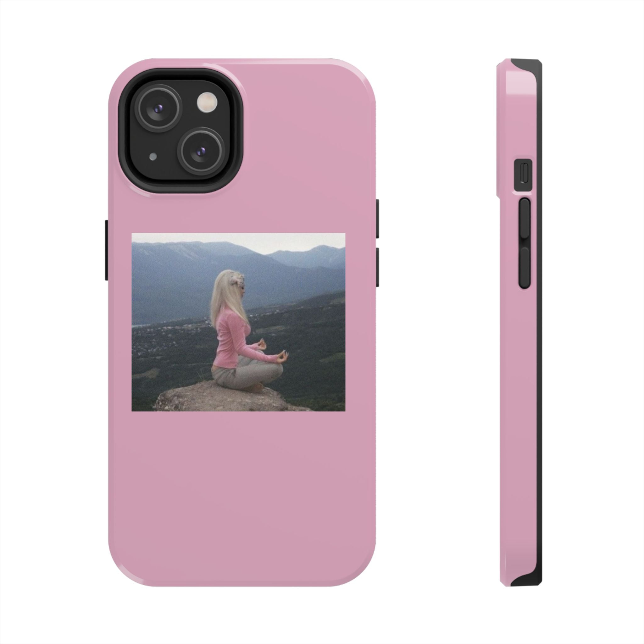 Manifestation Yoga Girl Manifesting Meme Phone Case