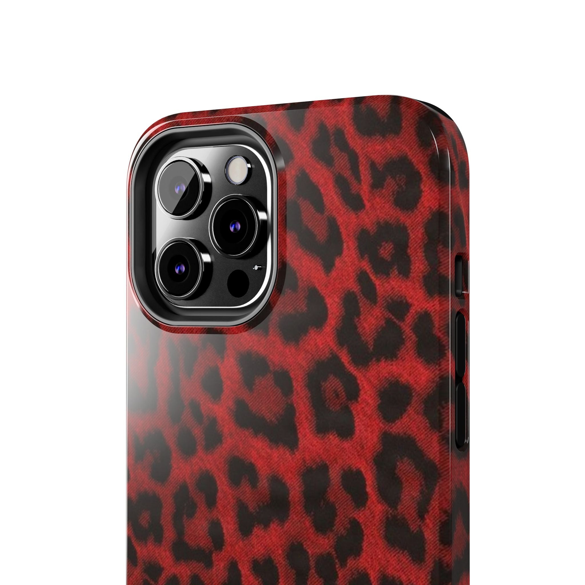 Red Cheetah Leopard Phone Case  - Tough Impact-Resistant Case