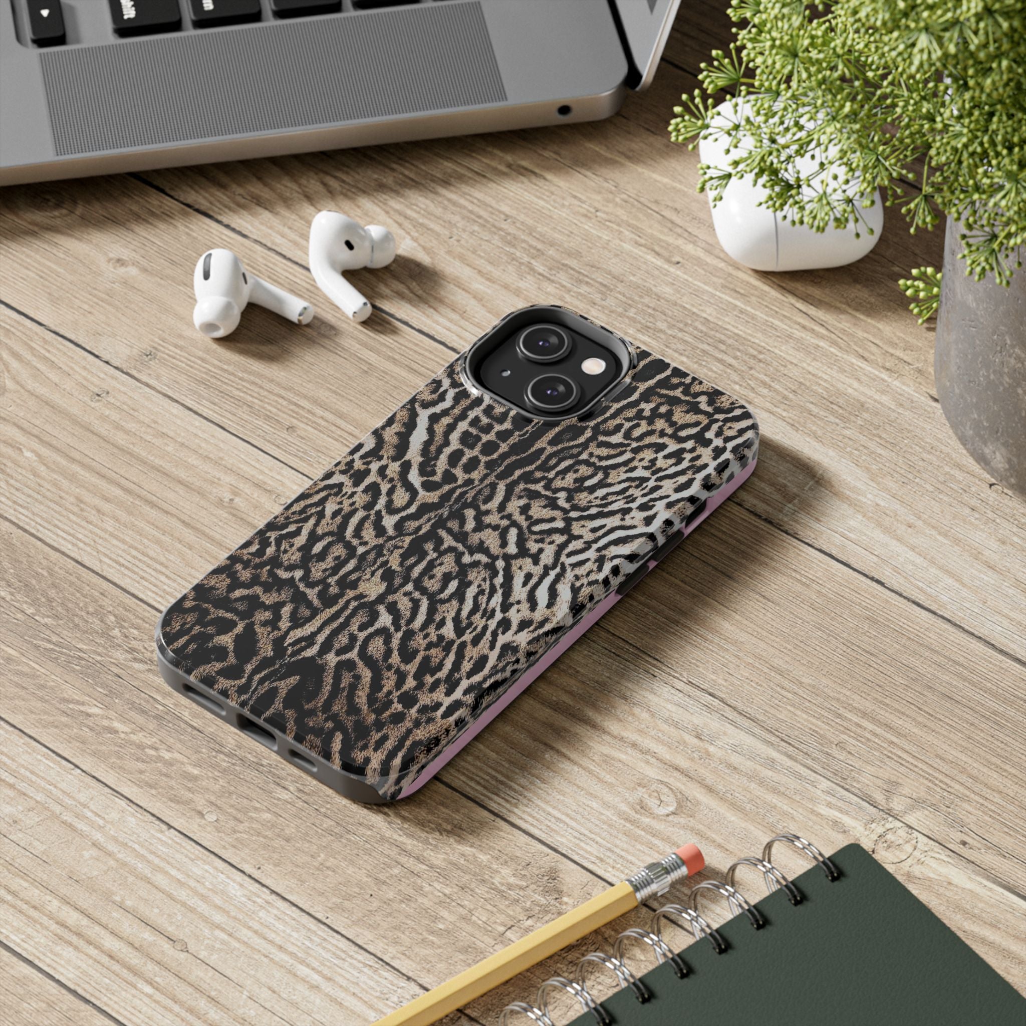 Classic Leopard Cheetah Photo Print Phone Case  - Tough Impact-Resistant Case