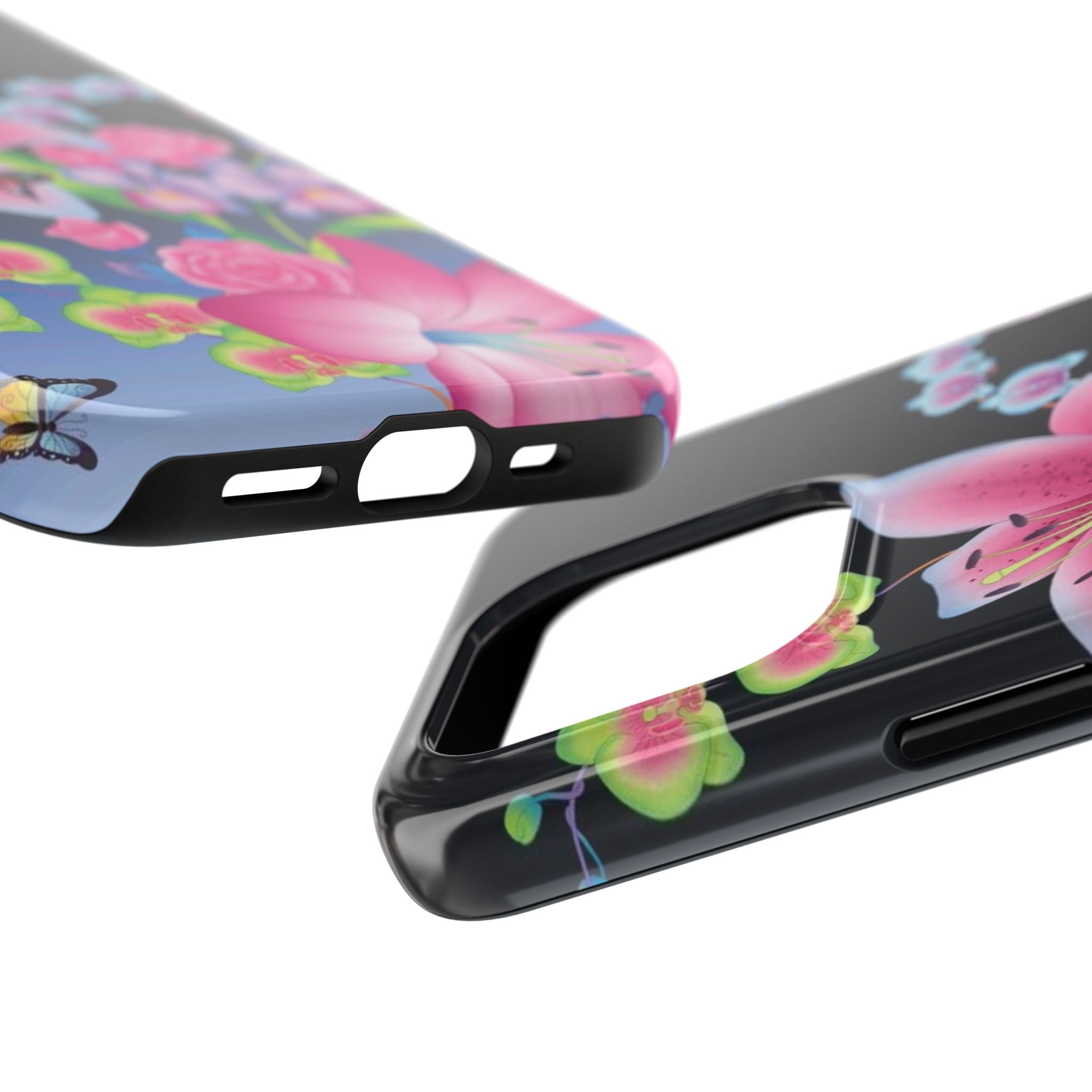 Bright Lily and Orchid  Phone Case