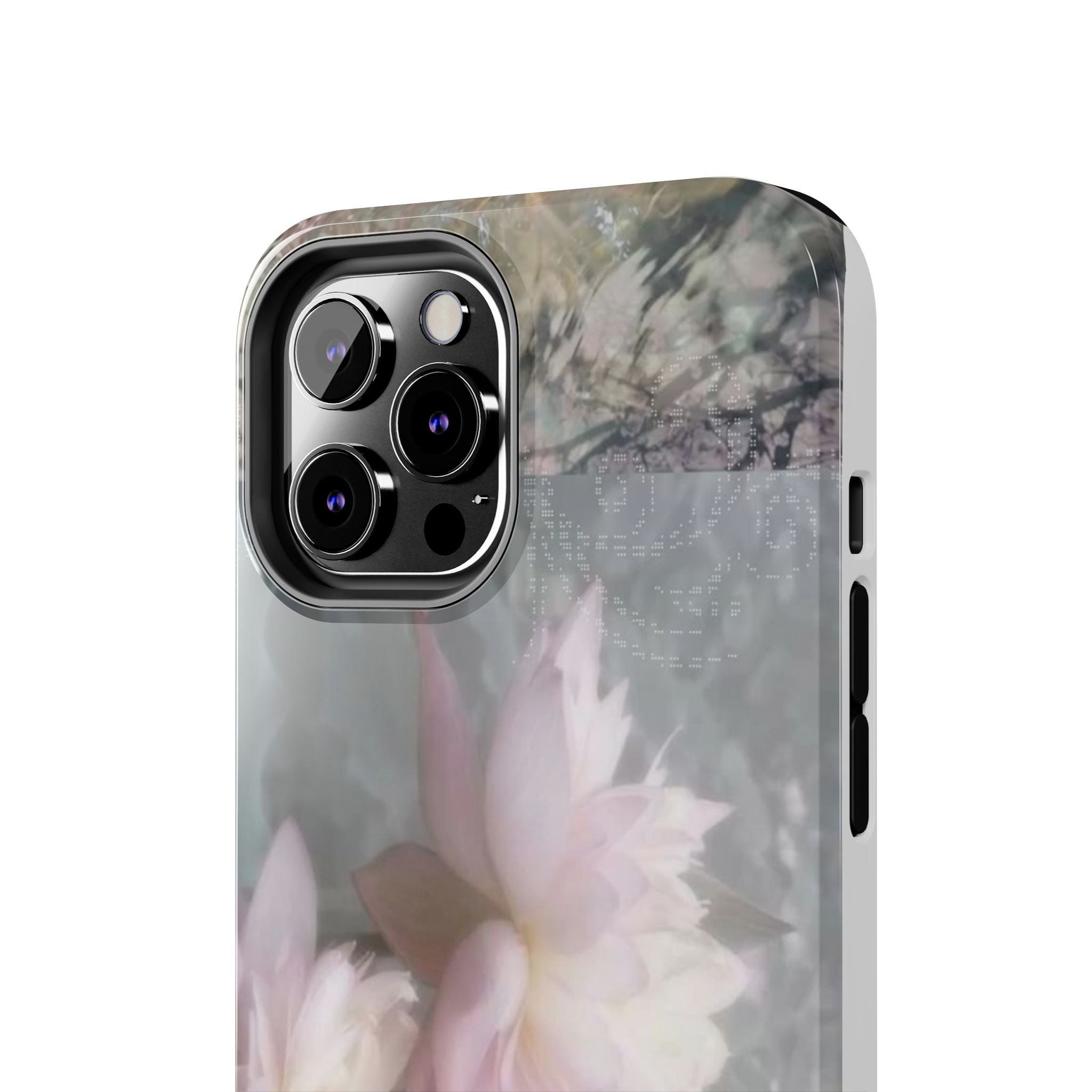 Lotus Flowers Cyber Whimsy Phone Case