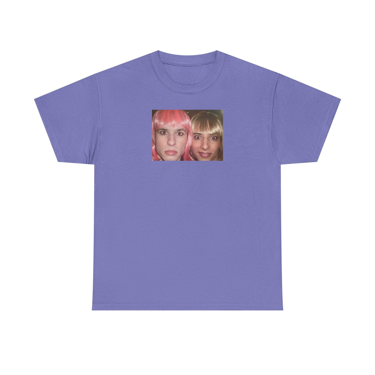 Proud Slushy Noobz Martin and Hamzah Funny Faded Wig Pic Fan Merch - 100% Cotton Tee