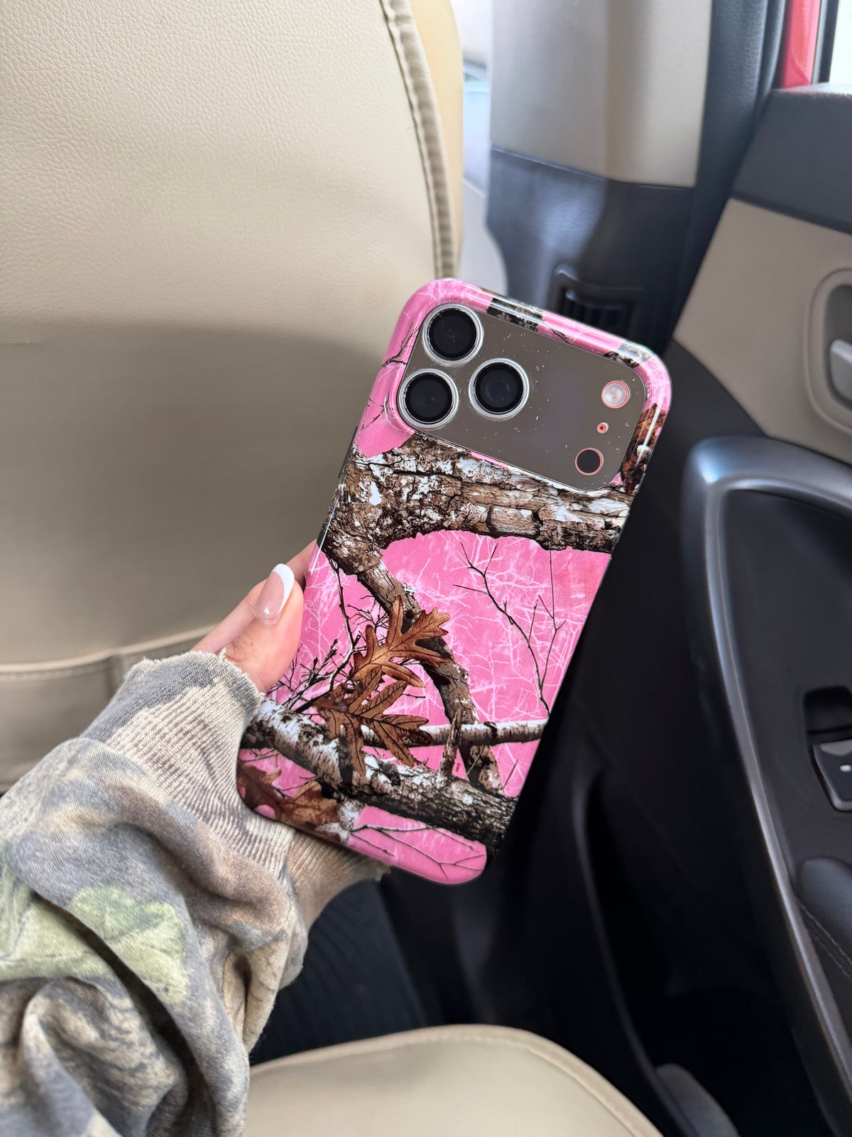 Pink Real Tree Camo Phone Case